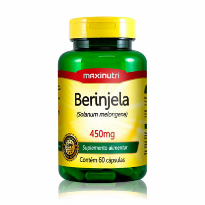 Berinjela 450g. 60 caps. - Maxinutri