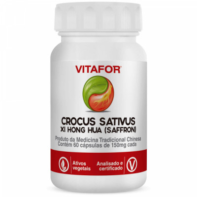 CROCUS SATIVUS XI HONG HUA 150MG 60CAPS - VITAFOR