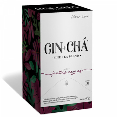 GIN + CHA SABOR FRUTAS NEGRAS 1,5G - VIVER LEVE