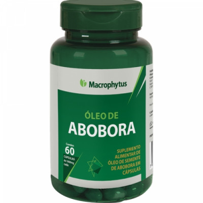 OLEO DE SEMENTE ABOBORA 1000MG 60CPS - MACROPHYTUS