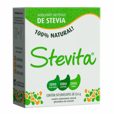 ADOCANTE STEVITA 50 SACHES 30G - STEVIAFARMA