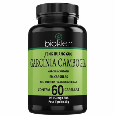 GARCINIA CAMBOGIA MTC TENG HUANG GUO 60CAPS 550MG - BIOKLEIN