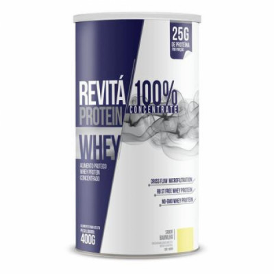 WHEY REVITA PROTEIN CONCENTRATE SABOR BAUNILHA - CHA MAIS