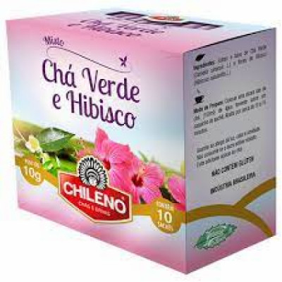 SACHE CHA VERDE HIBISCO GOLD 10G - CHILENO