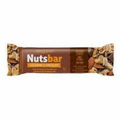 NUTS BAR CASTANHAS E CHOCOLATE 25G