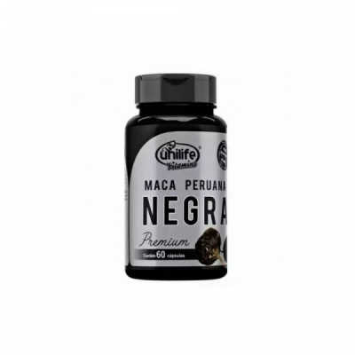 MACA PERUANA NEGRA 450MG 60CAPS - UNILIFE