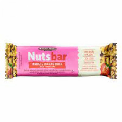 NUTS BAR MORANGO CHOC. BRANCO 25G