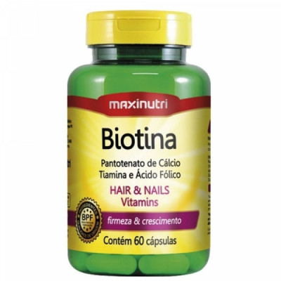 BIOTINA 685MG 60CAPS - MAXINUTRI