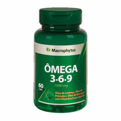 OMEGA 3-6-9 1000MG 60CAPS - MACROPHYTUS