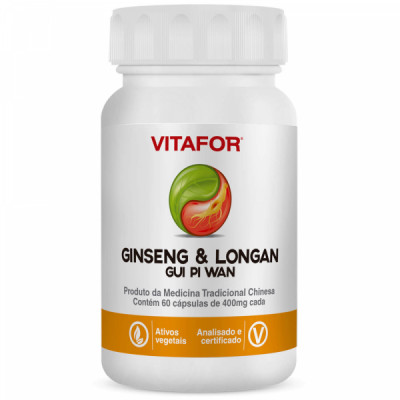 GINSENG & LONGAN GUI PI WAN 60 CAPS - VITAFOR