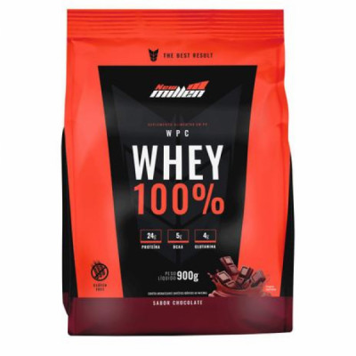 WHEY 100% REFIL SABOR CHOCOLATE 900G - NEW MILLEN