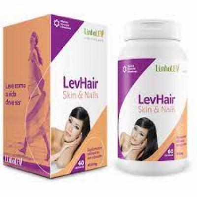 LEVHAIS SKIN E NAILS 480MG 60CAPS - LINHOLEV