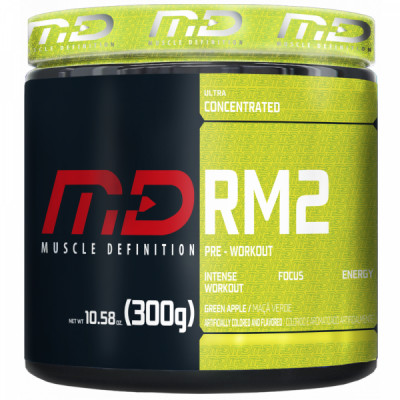 PRE WORKOUT RM2 300G GREEN APPLE - MD