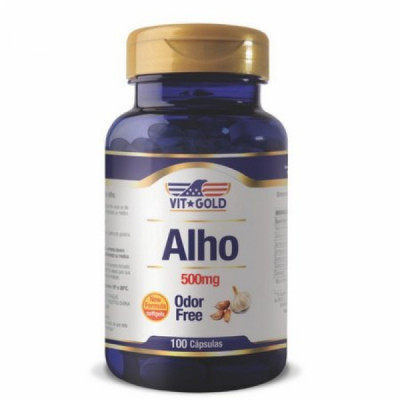 OLEO DE ALHO ODOR FREE 500 MG 100 CAPS - VITGOLD