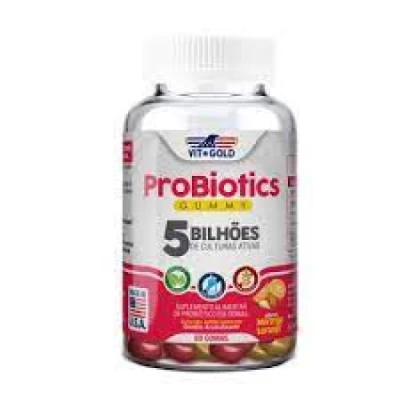 VITGOLD PROBIOTICOSGUMMY - 60 gomas mastigaveis