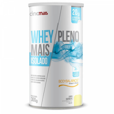 WHEY MAIS PLENO SABOR BAUNILHA 300G - CLINICMAIS