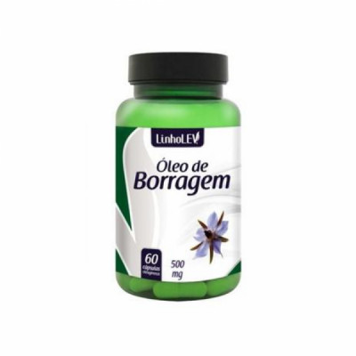 OLEO DE BORRAGEM 500MG 60CAPS - LINHOLEV