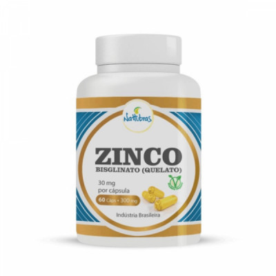 Zinco Quelato 30 mg 60 cps - Nattubras