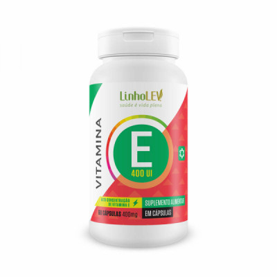 VITAMINA E 400UI 60CAPS - LINHOLEV