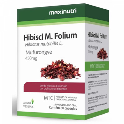 HIBISCI M. FOLIUM 450MG 60CAPS - MAXINUTRI