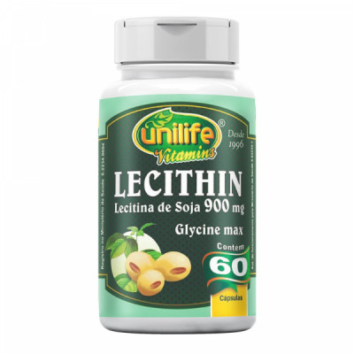 LECITINA DE SOJA 60CPS 900MG - UNILIFE