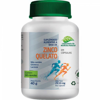 ZINCO QUELATO 40G 60CAPS - MEDINAL