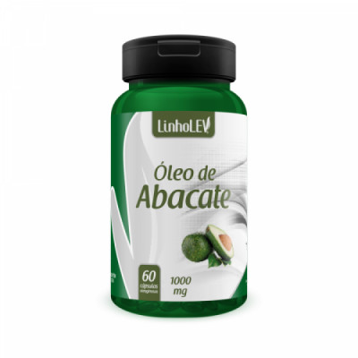 OLEO DE ABACATE 60CAPS 1000MG - LINHOLEV