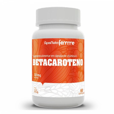 BETACAROTENO 320MG 60CAPS - APISNUTRI