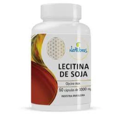 Lecitina de Soja 60caps 1000mg - Nattubras