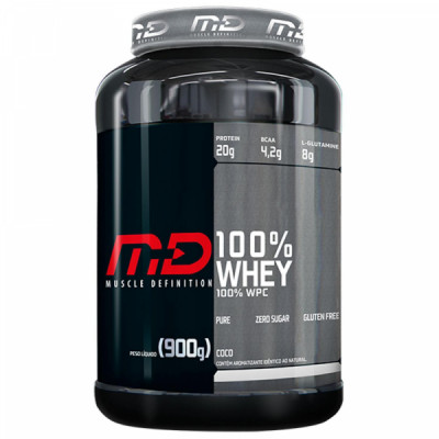 100% WHEY 900G COCO - MD