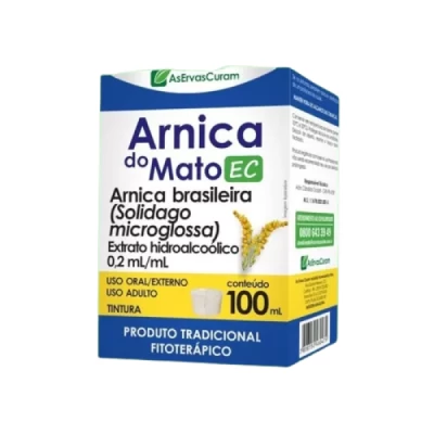 ARNICA DO MATO EC TINTURA 100ML - AS ERVAS CURAM