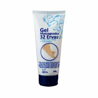 GEL MASSAGEADOR 32 ERVAS BISNAGA 200G - SAN JULLY