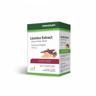 LICORICE EXTRACT 300MG 60CAPS - MAXINUTRI