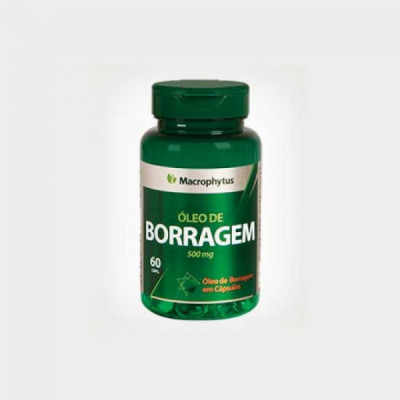 OLEO DE BORRAGEM 500MG 60CAPS - MACROPHYTUS