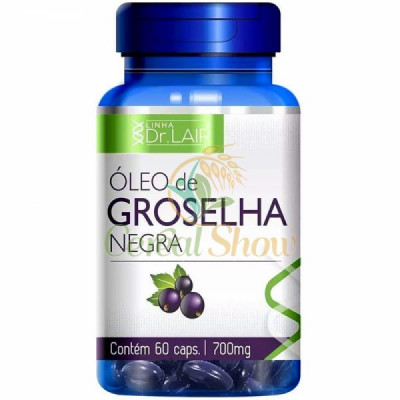 OLEO DE GROSELHA NEGRA 700MG 60CAPS - DR LAIR