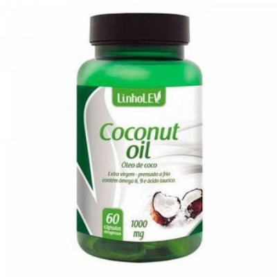 COCONUT OIL 1000MG 60CAPS - LINHOLEV