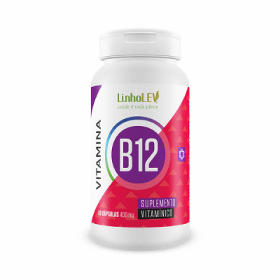 VITAMINA B12 400MG 60CAPS - LINHOLEV