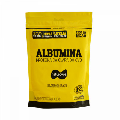 ALBUMINA CHOCOLATE 500G - NATUROVOS 