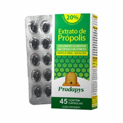 EXTRATO DE PROPOLIS VERDE 20% 45CAPS S/ALCOOL - PRODAPYS
