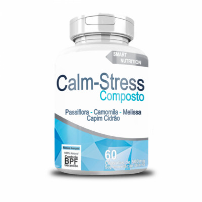 Calm-Stress Composto 650mg. 60 caps. - 4 Elementos