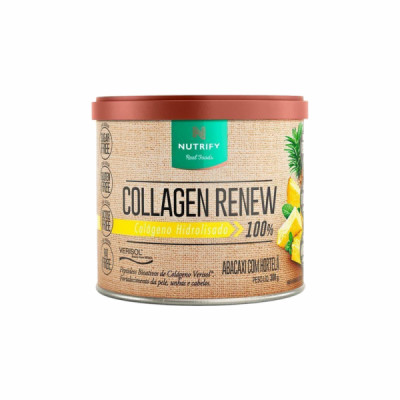 COLAGENO HIDROLISADO RENEW ABACAXI+HORTELÃ 300G - NUTRIFY