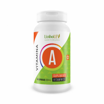 VITAMINA A 400MG 60CAPS - LINHOLEV