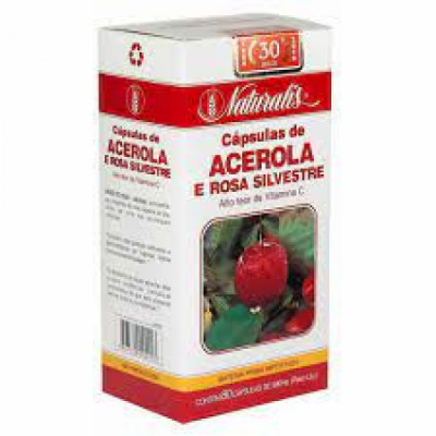 ACEROLA E ROSA SILVESTRE 80CAPS 500MG - NATURALIS