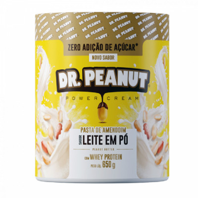 PASTA DE AMENDOIM SABOR LEITE EM PO 650G - DR PEANUT