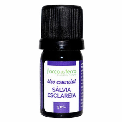 OLEO ESSENCIAL SALVIA ESCLAREIA 5ML - FORÇA DA TERRA