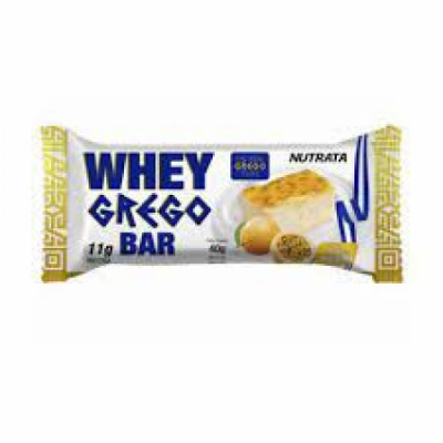 WHEY GREGO BAR 40G MOUSSE DE MARACUJA - NUTRATA