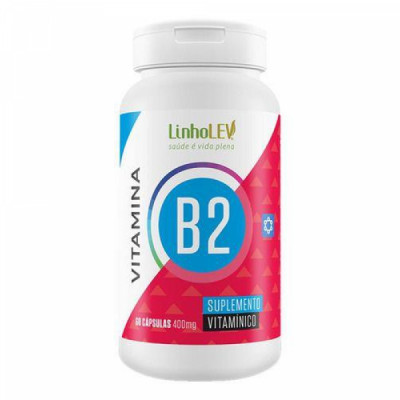 VITAMINA B2 400MG 60CAPS - LINHOLEV