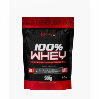 100% WHEY FUSION (REFIL) - 1,98 LBS - (900G) - COOKIES
