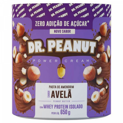 PASTA DE AMENDOIM SABOR AVELA 650G - DR PEANUT