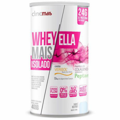 WHEY MAIS ELLA SABOR NEUTRO 400G - CLINICMAIS